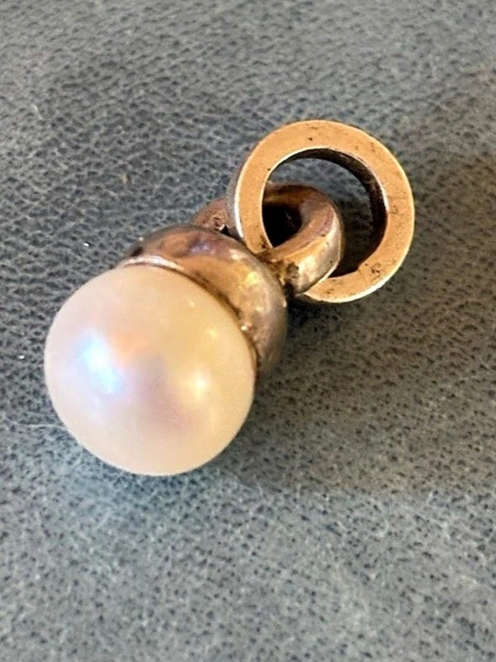 Akoya Pearl Drop Pendant in Sterling Silver